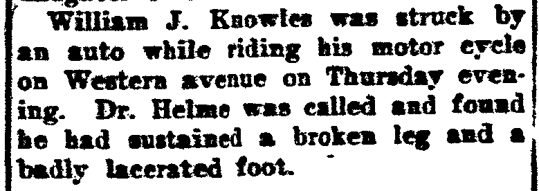 clip from
      Altamont Enterprise 1914-08-14