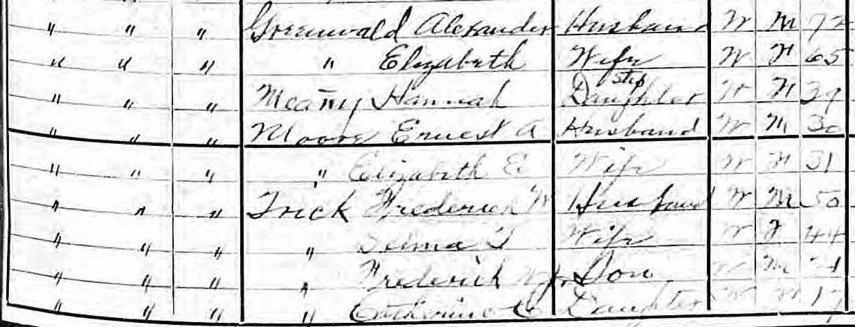 EA Moore
listing in 1915 NY census