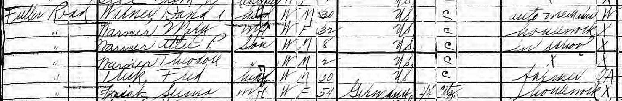 DAWarner
in 1925 NY census