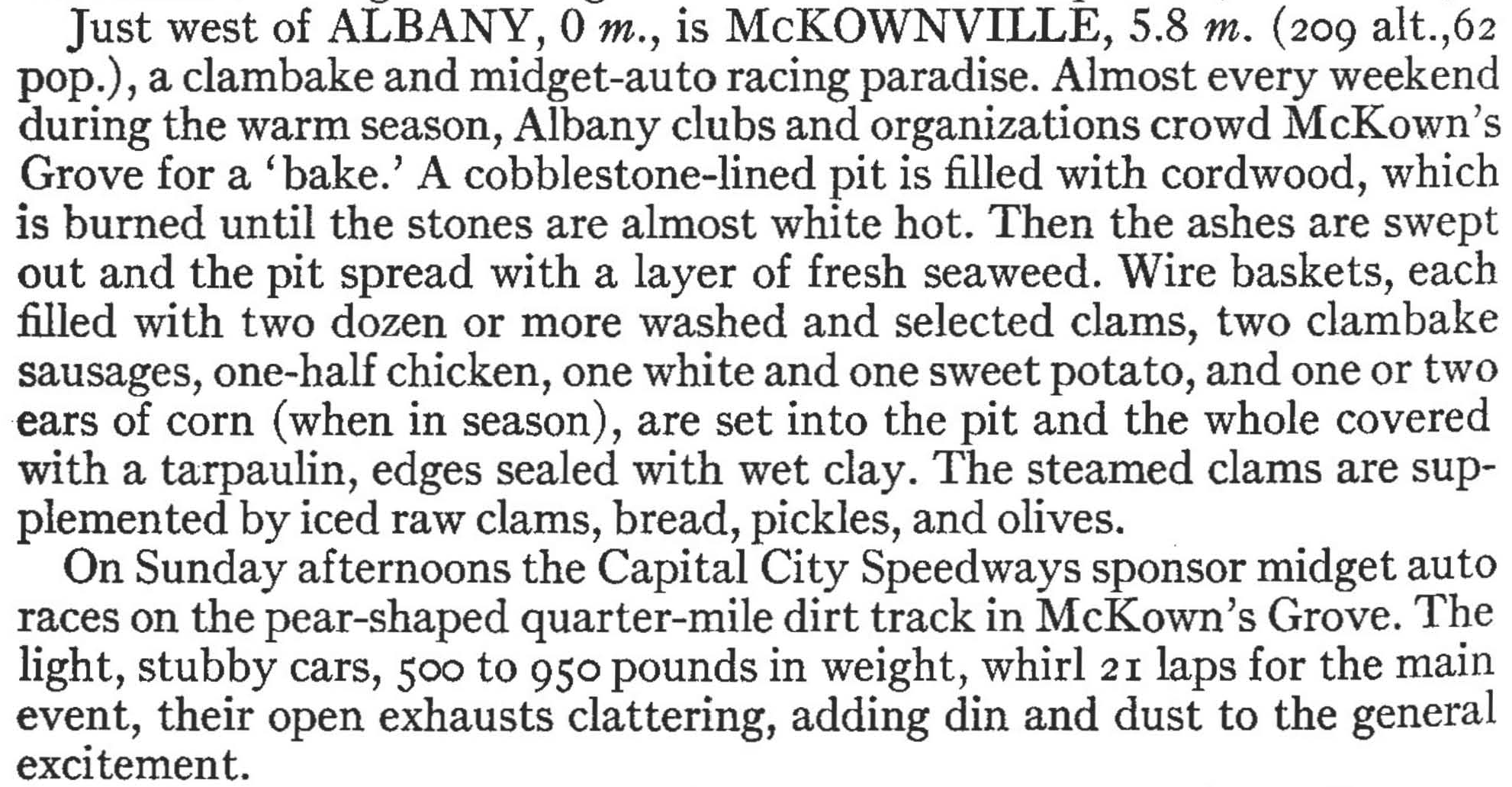 WPA travel
guide 1940 - McKownville