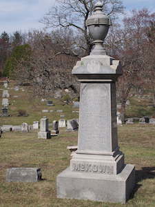 William Mckown memorial at Prospect Hill