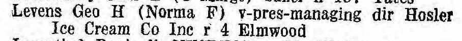 1940 city
directory entry GH Levens