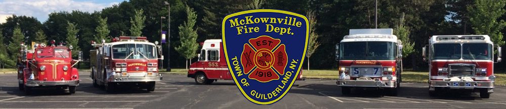 2018
McKownville FD equipment