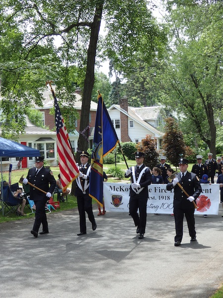 McKownville Volunteer Fire Dept 100th anniversary parade -
1