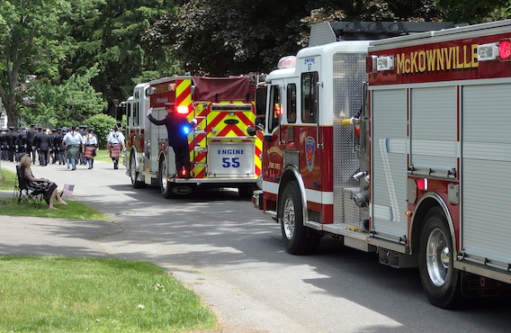 McKownville Volunteer Fire Dept 100th anniversary parade -
6