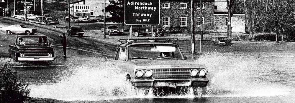 flooding on Western
Ave 1974